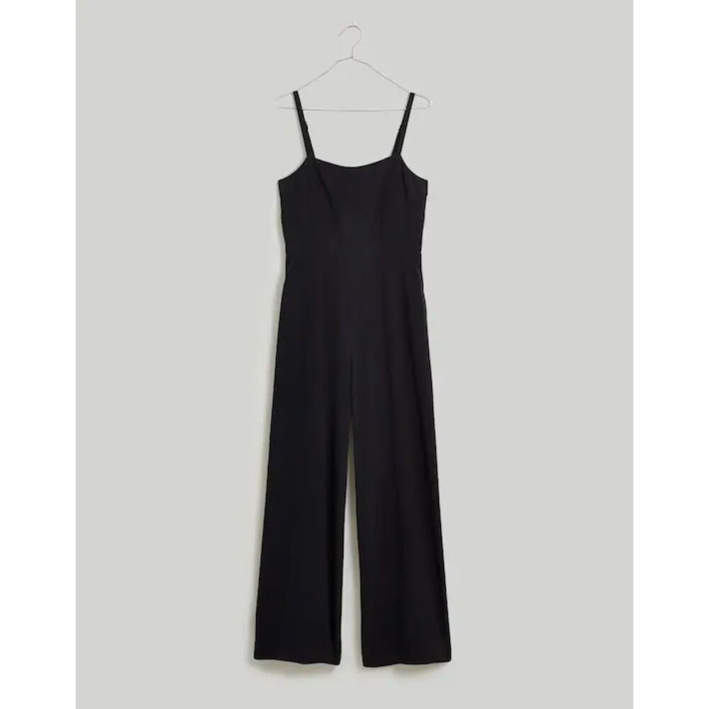 No Comment New York sleeveless wide-leg knit jersey jumpsuit.-L